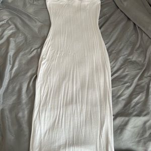 White strapless dress size small
